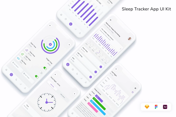 Sleep Tracker App UI Kit