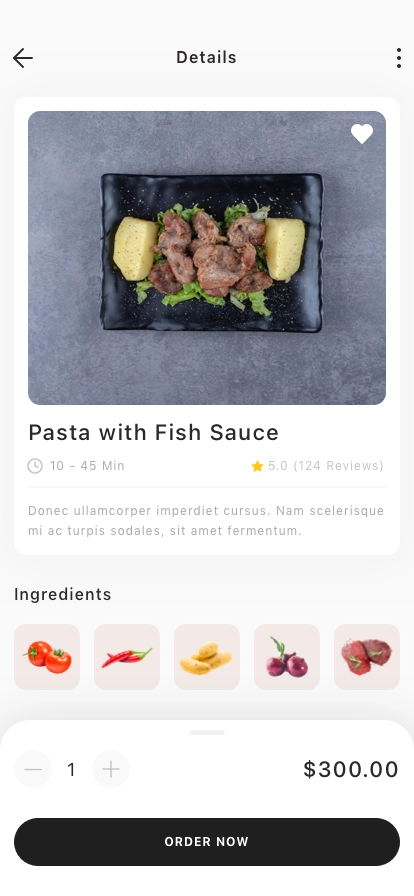 Food Delivery Mobile App UI Kit - Screenshot 5