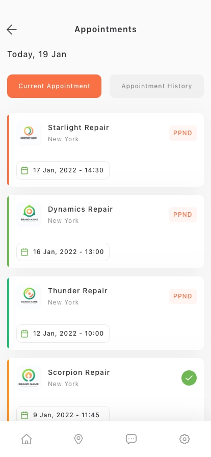 Car Repair Mobile App UI Kit - Screenshot 4