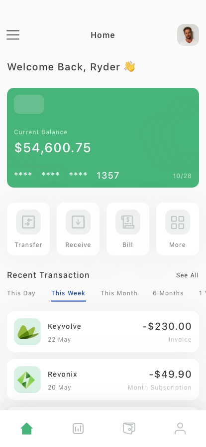 Banking Mobile App UI Kit - Screenshot 1