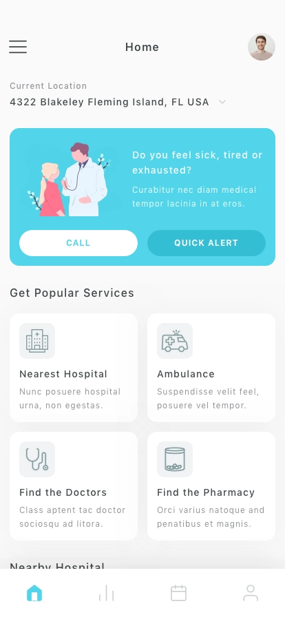 Medical Mobile App UI Kit - Screenshot 1