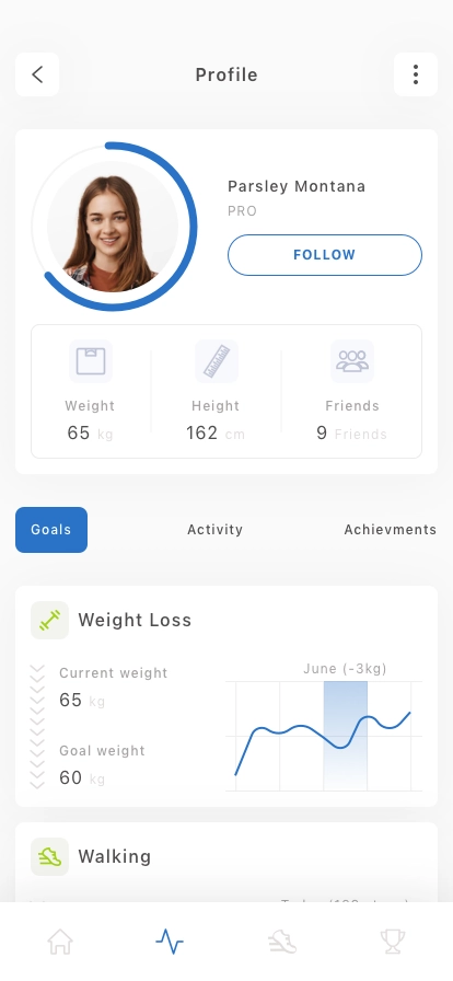 Walking Mobile App UI Kit - Screenshot 5