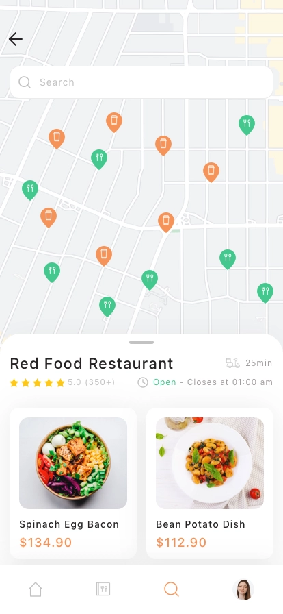 Food Delivery & Ordering Mobile App UI Kit - Screenshot 4