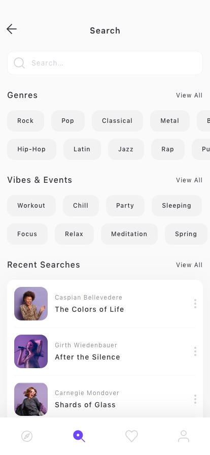 Music Streaming Mobile App UI Kit - Screenshot 3