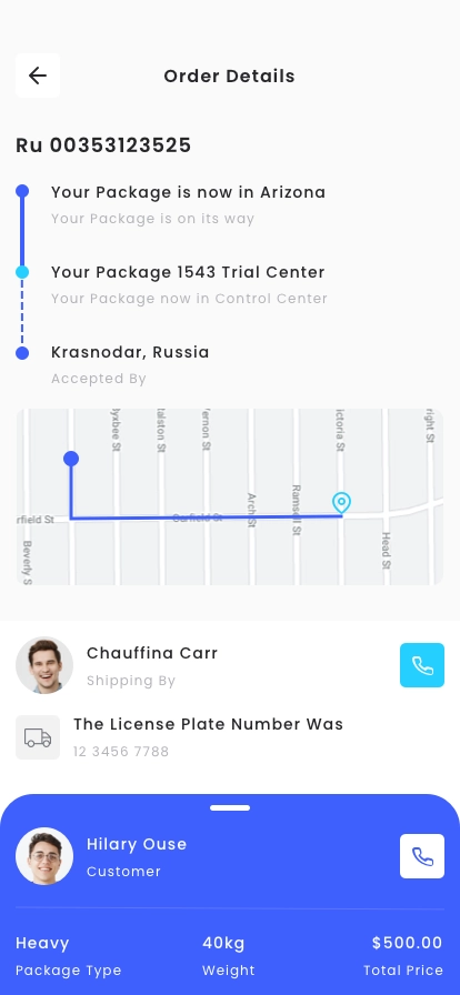 Logistics & Transport App UI Kit - Screenshot 5