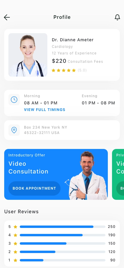 Healthcare Mobile App UI Kit - Screenshot 5