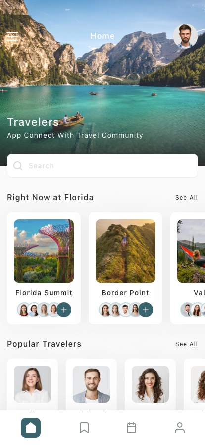 Travel Guides Mobile App UI Kit - Screenshot 1