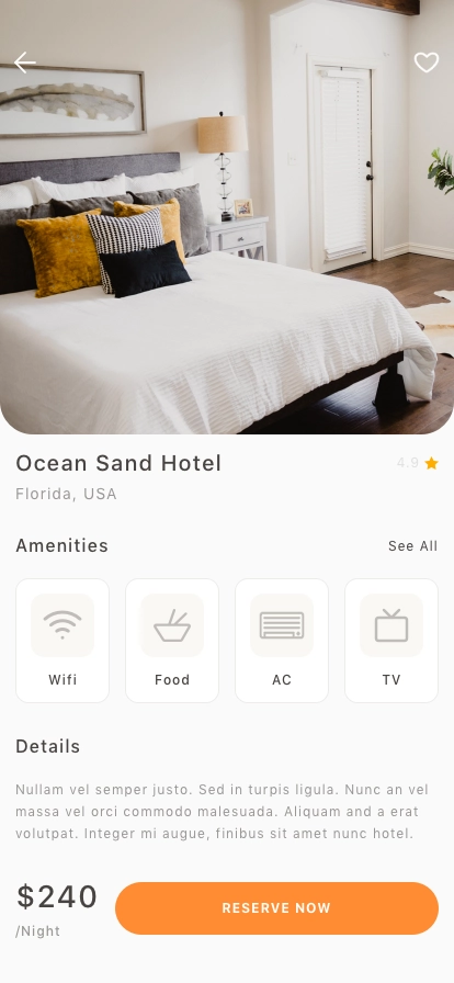 Travel & Attractions Mobile App UI Kit - Screenshot 5
