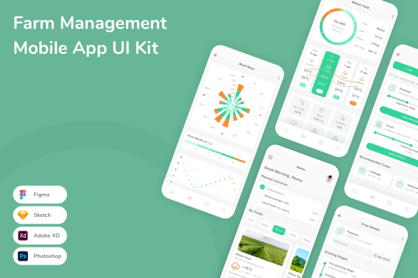 Farm Management Mobile App UI Kit