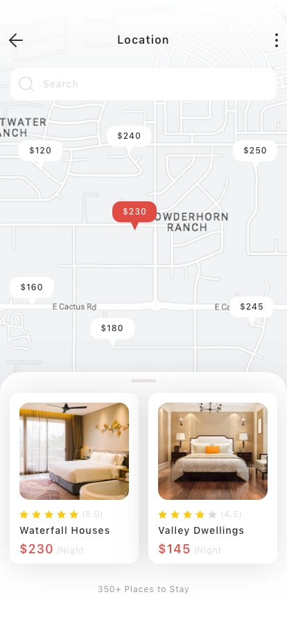 Travel Booking Mobile App UI Kit - Screenshot 2