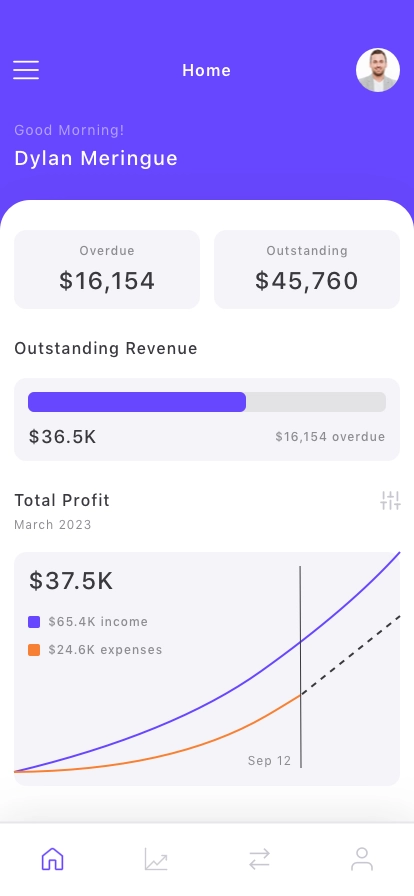 Finance & Banking Mobile App UI Kit - Screenshot 3