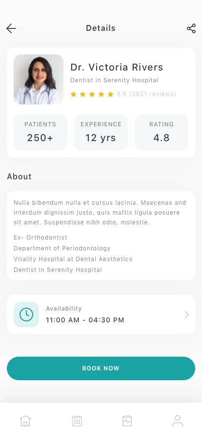 Medical Mobile App UI Kit - Screenshot 4