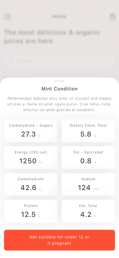 Fruit Juice Delivery App UI Kit for Figma, Sketch & XD | UIworkshop