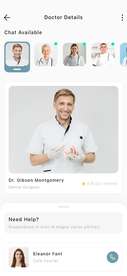 HealthCare Mobile App UI Kit - Screenshot 2