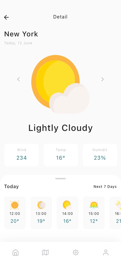Weather Forecast Mobile App UI Kit - Screenshot 5