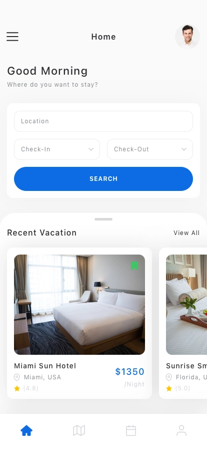 Hotel Booking Mobile App UI Kit - Screenshot 1