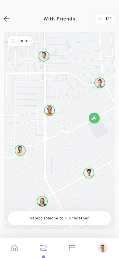 Step & Fitness Tracker Mobile App UI Kit - Screenshot 3