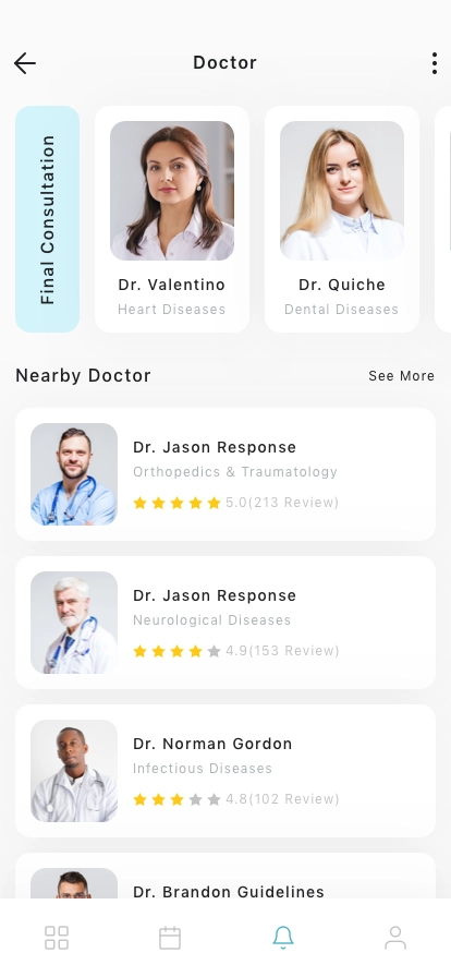 Medical Consultation Mobile App UI Kit - Screenshot 2
