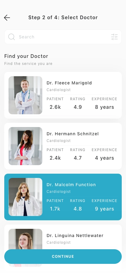 Doctor & Medical Mobile App UI Kit for Figma, Sketch & XD | UIworkshop