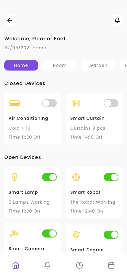 Smart Home AC App UI Kit - Screenshot 2