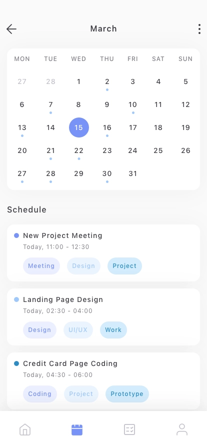 To-Do Planner Mobile App UI Kit - Screenshot 3