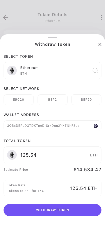 Crypto Investment Mobile App UI Kit - Screenshot 4