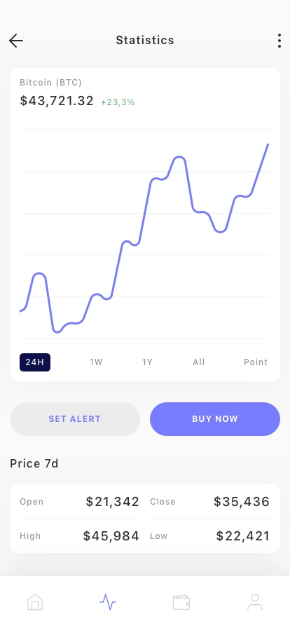 Crypto Wallet Mobile App UI Kit - Screenshot 3