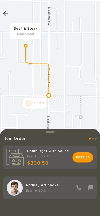 Delivery Tracking Mobile App UI Kit - Screenshot 4