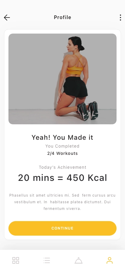 Fitness Tracker Mobile App UI Kit - Screenshot 5