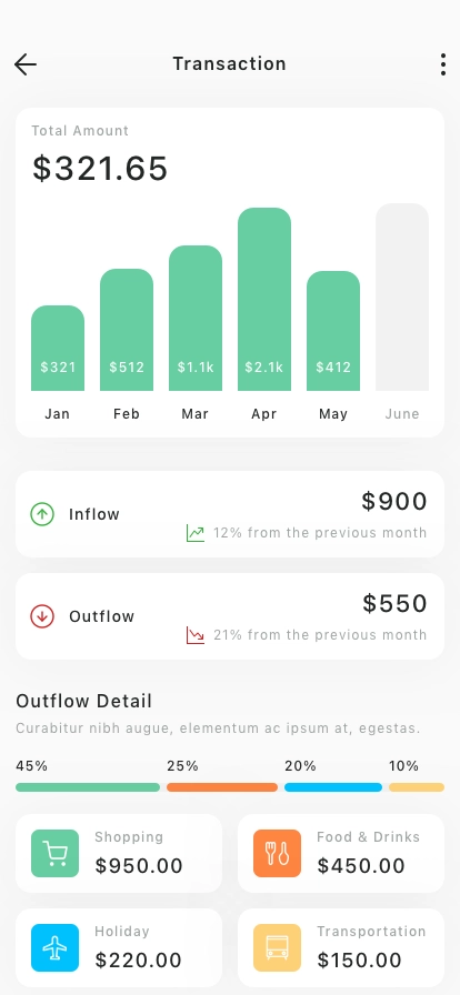 Wallet Mobile App UI Kit - Screenshot 5