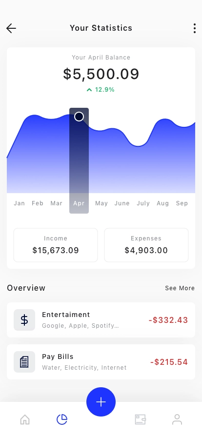Finance & Banking Mobile App UI Kit - Screenshot 5