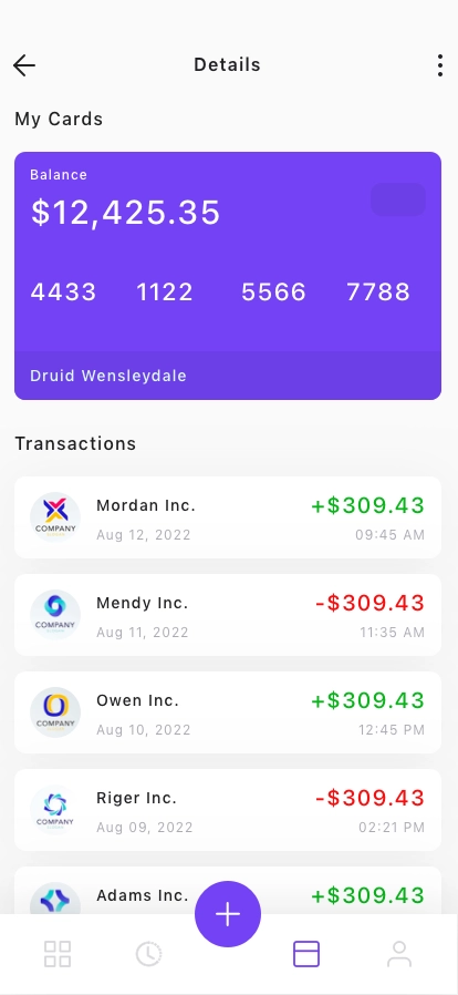 Personal Banking Mobile App UI Kit - Screenshot 3