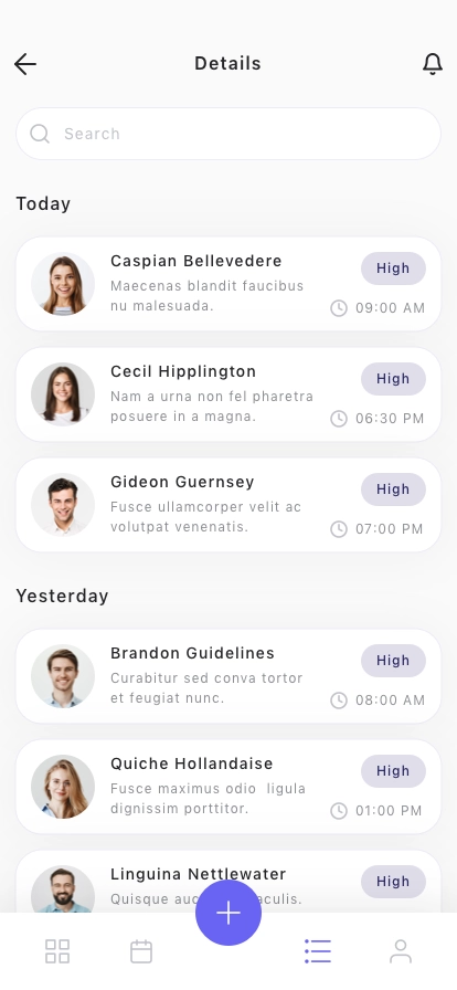 AI Management Task Mobile App UI Kit - Screenshot 3
