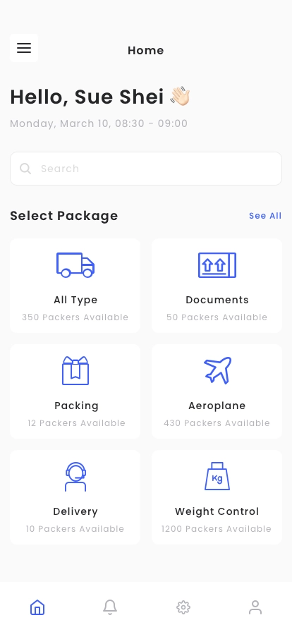 Logistics & Transport App UI Kit - Screenshot 1