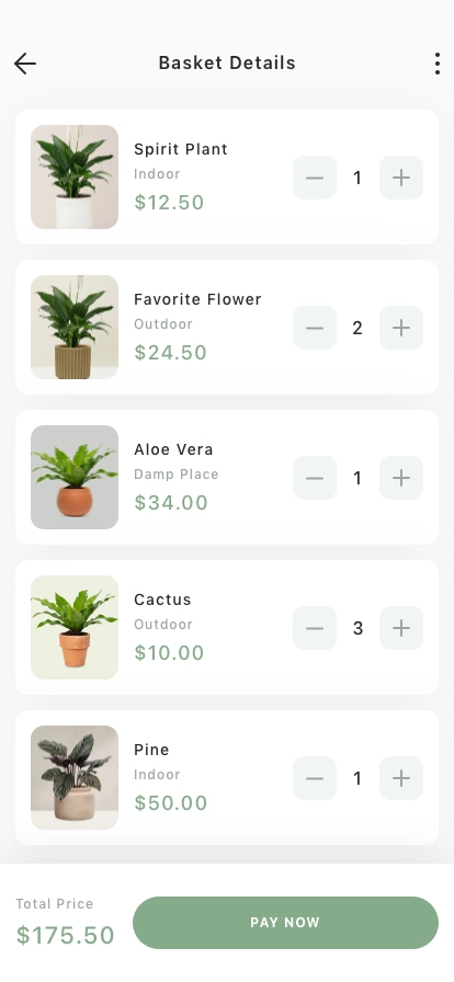 Plant Shop Mobile App UI Kit - Screenshot 5