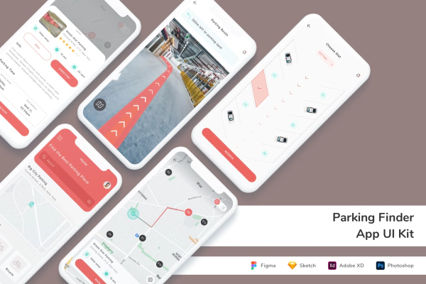Parking Finder App UI Kit