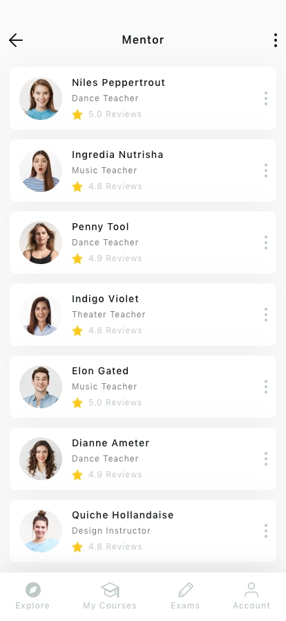 Online Learning Mobile App UI Kit - Screenshot 4