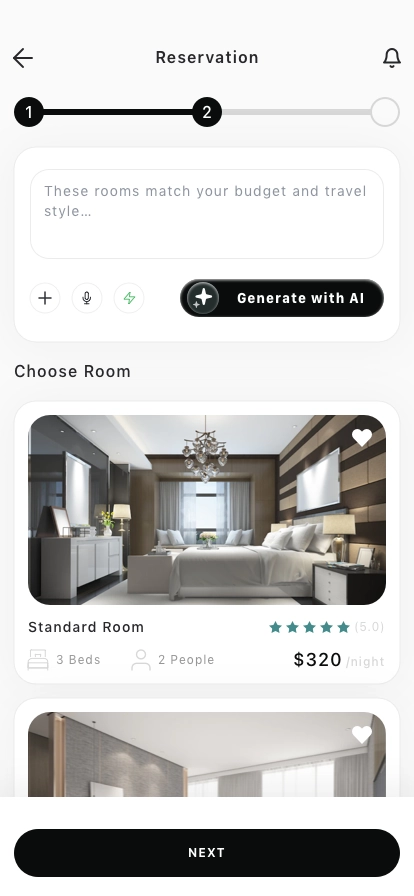 Travel Booking Mobile App UI Kit - Screenshot 2