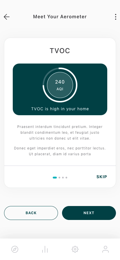 Air Quality Tracker Mobile App UI Kit - Screenshot 5