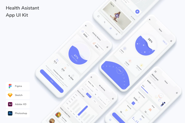 Health Asistant App UI Kit