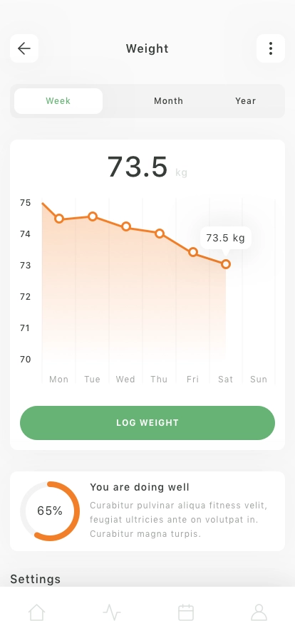 Fitness Coach Mobile App UI Kit - Screenshot 3