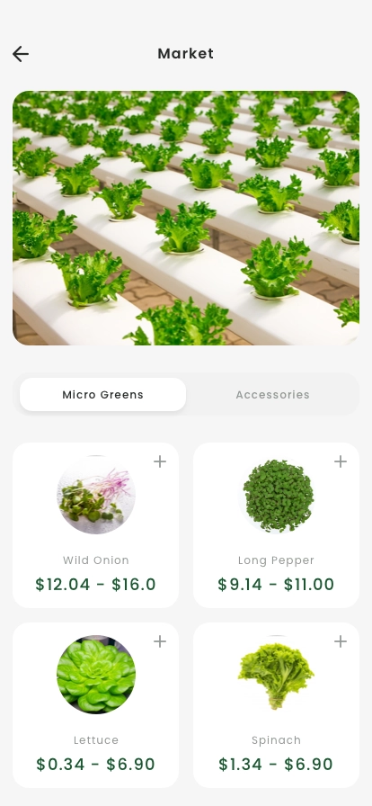 Hydroponic Plant App UI Kit - Screenshot 4