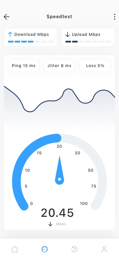 Speed Test & VPN Mobile App UI Kit - Screenshot 3