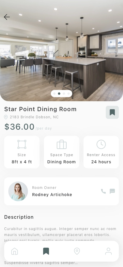Coworking Space Mobile App UI Kit - Screenshot 5