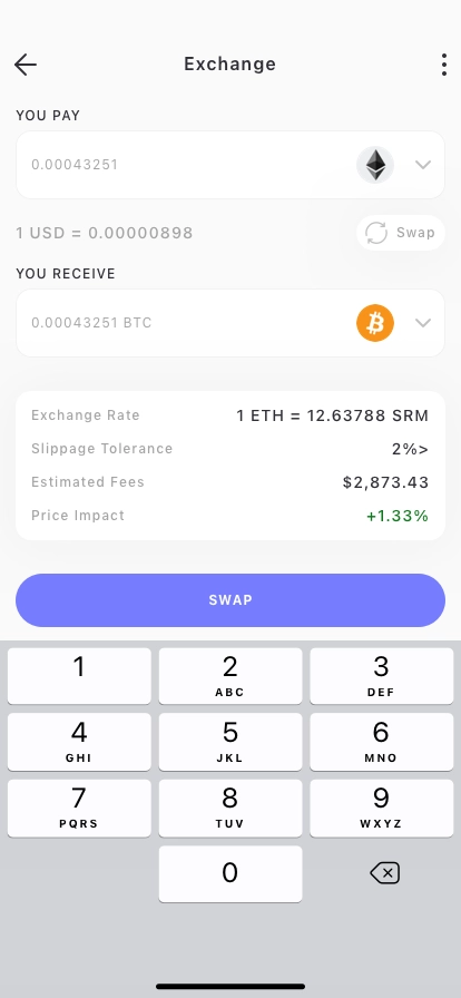 Cryptocurrency Mobile App UI Kit - Screenshot 4