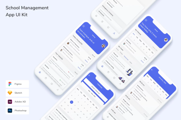 School Management App UI Kit