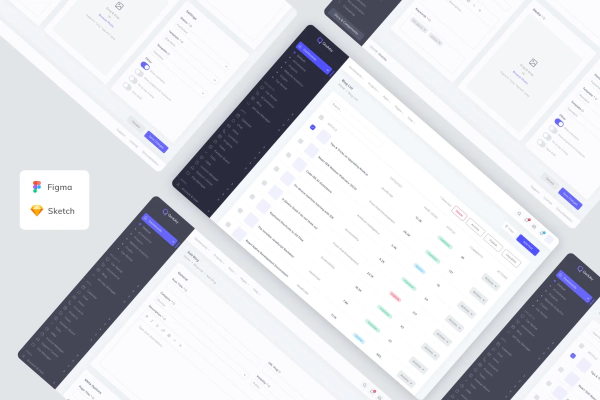 Blog Post Admin Dashboard Template UI Kit