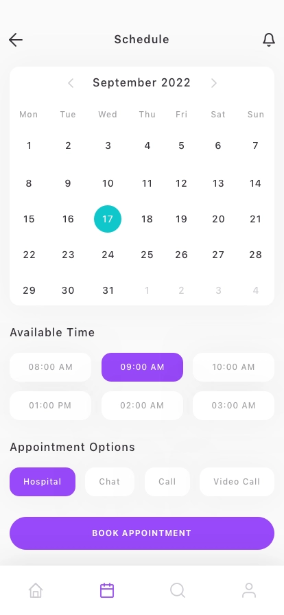 Doctor Appointment Mobile App UI Kit - Screenshot 4