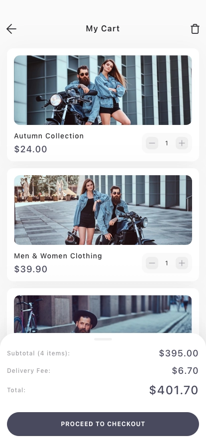 eCommerce Mobile App UI Kit - Screenshot 4