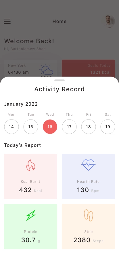 Fitness & Yoga Club App UI Kit - Screenshot 5